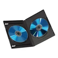 Bilde av Hama - DVD oppbevaringseske - kapasitet: 2 DVD - svart (en pakke 5) PC-Komponenter - Harddisk og lagring - Medie oppbevaring