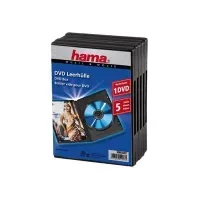 Bilde av Hama - DVD oppbevaringseske - svart (en pakke 5) PC-Komponenter - Harddisk og lagring - Medie oppbevaring