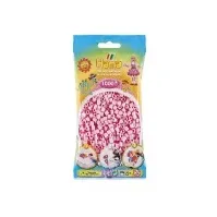 Bilde av Hama midi perler 1000stk pastell rosa - Nr. 207-95 Leker - Kreativitet - Perler