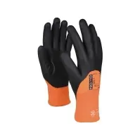 Bilde av Handsker OX-ON Winter Comfort 3300, sort/orange, størrelse 12 Klær og beskyttelse - Hansker - Rengjøringshansker