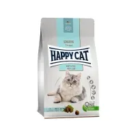 Bilde av Happy Cat Sensitive Skin & Coat, tørrfôr, for voksne katter, for sunn hud og pels, 1,3 kg, pose Kjæledyr - Katt - Kattefôr