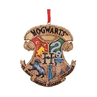 Bilde av Harry Potter Hogwarts Crest Hanging Ornament 8cm - Fan-shop