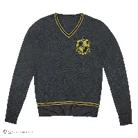 Bilde av Harry Potter - Hufflepuff - Grey Knitted Sweater - Small - Fan-shop