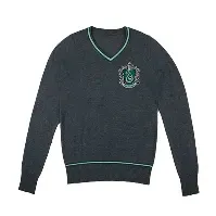 Bilde av Harry Potter - Slytherin - Grey Knitted Sweater - Large - Fan-shop