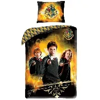 Bilde av Harry Potter sengetøy - 100% bomull - 140x200 cm - Harry, Ron, Hermione- 2 i 1 Design Sengetøy , Barnesengetøy , Barne sengetøy 140x200 cm