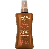 Bilde av Hawaiian Tropic Glowing Protection Dry Oil Spray SPF30 200 ml Hudpleie - Solprodukter - Solkrem - Solbeskyttelse til kropp