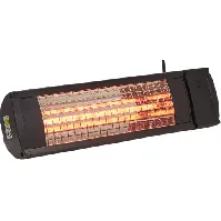 Bilde av Heat1 infrarød varmelampe m/fjernkontroll, 500-1500W, sort Hus &amp; hage > Hage