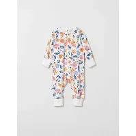 Bilde av Hel pyjamas med nedbrettbare vrangborder blomstret - barneklaer