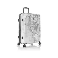 Bilde av Heys Journey 3G Fashion Spinner 76 cm koffert, svart-hvitt kart Utendørs - Camping - Soveposer/sengematter