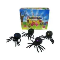 Bilde av Hipo Spider svart med glitter 10cm for å klemme, blanding av farger Skole og hobby - Til skolesekken - Diverse