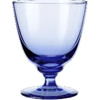 Bilde av Holmegaard Flow glass på fot 35 cl, mørkeblått Vinglass