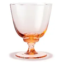 Bilde av Holmegaard Flow vannglass med stett 35 cl, champagne Vannglass