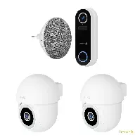 Bilde av Hombli - Hombli Smart Doorbell Pack + Hombli Smart Pan&Tilt Cam - White BUNDLE - Elektronikk