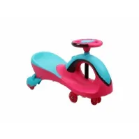 Bilde av Hot Hit Swing Car med melodier og lyseffekter, rosa/cyan farge Utendørs lek - Gå / Løbekøretøjer - Gå kjøretøy
