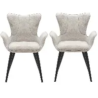 Bilde av House Of Sander - Set of 2 Mist Chairs - Grey (25802) - Hjemme og kjøkken