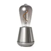 Bilde av Humble One oppladbar bordlampe, sølv Bordlampe