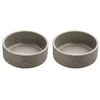 Bilde av Hunter - 2 x Dog bowl ceramic Osby 1100 ml, taupe - Kjæledyr og utstyr
