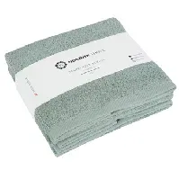Bilde av Håndklær - 2 stk. 50x100 cm - Støvete grønn - 100% bomull Håndklær