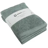 Bilde av Håndklær - 2 stk. 70x140 cm - Støvete grønn - 100% bomull Håndklær