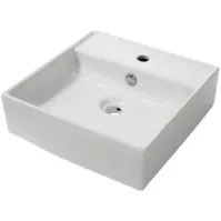 Bilde av Håndvask Advance 51x51cm m/h.h. Rørlegger artikler - Baderommet - Toaletter