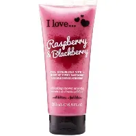 Bilde av I love… Raspberry & Blackberry Exfoliating Shower S. - 200 ml Hudpleie - Kroppspleie - Peeling & skrubb
