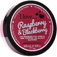 Bilde av I love… Raspberry & Blackberry Nourishing Body Butter - 200 ml Hudpleie - Kroppspleie - Body lotion