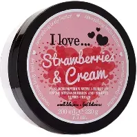 Bilde av I love… Strawberries & Cream Nourishing Body Butter - 200 ml Hudpleie - Kroppspleie - Body lotion