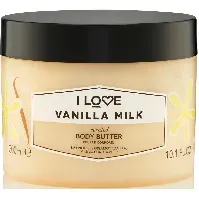 Bilde av I love… Vanilla Milk Scented Body Butter - 300 ml Hudpleie - Kroppspleie - Body lotion