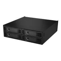 Bilde av ICY BOX IB-2242U2K - Uttagbar harddiskramme - 2.5 - 5,25 til 4 x 2,5 - svart PC & Nettbrett - Tilbehør til servere - Diverse
