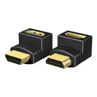 Bilde av ICY BOX IB-CB009-1 - HDMI-adapter - HDMI hann til HDMI hunn - svart - 4K-støtte (en pakke 2) PC tilbehør - Kabler og adaptere - Adaptere