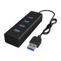 Bilde av ICY BOX IB-HUB1409-U3 - Hub - 4 x SuperSpeed USB 3.0 - stasjonær PC tilbehør - Kabler og adaptere - USB Huber