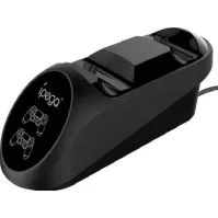 Bilde av IPEGA PG-9180, PlayStation 4, PlayStation 5, Ladestativ, Sort, USB, Koblet med ledninger (ikke trådløs), Bordklemme Gaming - Styrespaker og håndkontroller