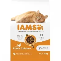 Bilde av Iams for Vitality Cat Senior Chicken (10 kg) Katt - Kattemat - Seniorfôr til katt
