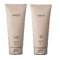 Bilde av IdHAIR - Curly Xclusive Soft Definition Cream 200 ml + IdHAIR - Curly Xclusive Anti Frizz Curl Gel 200 ml - Skjønnhet