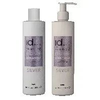 Bilde av IdHAIR - Elements Xclusive Silver Shampoo 300 ml + Conditioner 300 ml - Skjønnhet