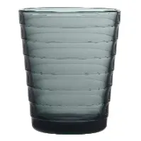 Bilde av Iittala Aino Aalto Glass 22cl 2 stk, mørk grå Vannglass