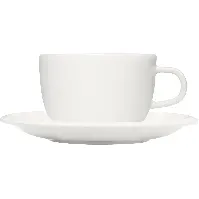 Bilde av Iittala Raami kaffekopp med fat 27 cl, hvit Kaffekopp