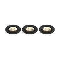 Bilde av Impala Downlight WarmGlow 6W 2200-2700K dimbar, svart 3-pakning Spotlampe