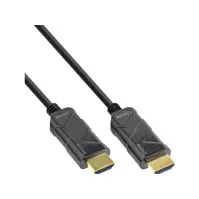 Bilde av InLine HDMI 8K4K AOC-kabel, svart - 20m PC tilbehør - Kabler og adaptere - Videokabler og adaptere