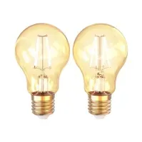 Bilde av Innr Smart Vintage - LED-filamentlyspære - E27 - 4.5 W (ekvivalent 30 W) - klasse F - varmt hvitt lys - 2200 K (en pakke 2) Smart hjem - Smart belysning - Smart pære - E27