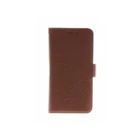 Bilde av Insmat Exclusive - Lommebok for mobiltelefon - ekte skinn - kaffebrun Tele & GPS - Mobilt tilbehør - Deksler og vesker