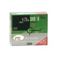 Bilde av Intenso - 10 x DVD-R (G) - 4.7 GB (240 min) 16x - blekkstråleskrivbar overflate - smalt cover PC-Komponenter - Harddisk og lagring - Lagringsmedium