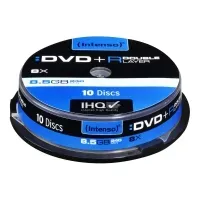 Bilde av Intenso - 10 x DVD+R DL - 8.5 GB (240 min) 8x - spindel PC-Komponenter - Harddisk og lagring - Lagringsmedium