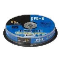 Bilde av Intenso - 10 x DVD+R DL - 8.5 GB 8x - spindel PC-Komponenter - Harddisk og lagring - Lagringsmedium