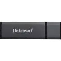 Bilde av Intenso Alu Line, 8 GB, USB Type-A, 2.0, 28 MB/s, Med lokk, Antrasitt PC-Komponenter - Harddisk og lagring - USB-lagring