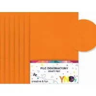 Bilde av Interprint Dekorfilt YNJ oransje 8 stk. Interprint sybeholdere Hobby - Kunsthåndverk - Stoff og garn