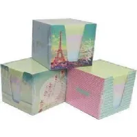 Bilde av Interprint Printing color paper cube in a cardboard cup - WIKR-995412 Skole og hobby - Festeutsmykking - Klistremerker