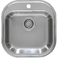 Bilde av Intra Caribbean CA480 kjøkkenvask, 55,5x48,5 cm, rustfritt stål Kjøkken > Kjøkkenvasken