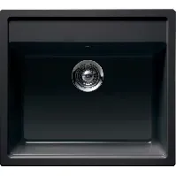 Bilde av Intra Granite Nemo N-100 kjøkkenvask, 57x51 cm, sort Kjøkken > Kjøkkenvasken