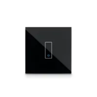 Bilde av Iotty Smart Switch single button faceplate - Design your own smart switch - Black PC tilbehør - Nettverk - HomePlug/Powerline